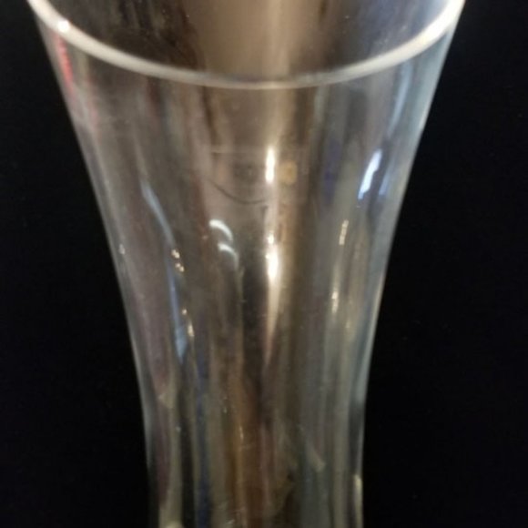 Krosno Poland "Splendour" Blown Glass Carafe fat bottom - Picture 4 of 6